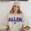 Quarterback Allen Buffalo Football 17 T-Shirt