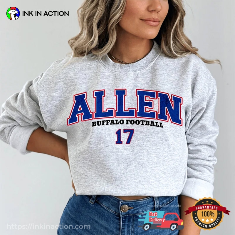 Quarterback Allen Buffalo Football 17 T-Shirt