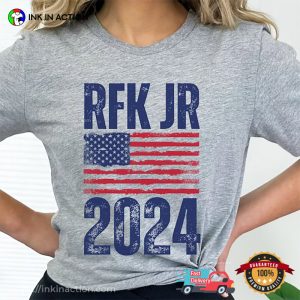 RFK JR 2024 For The America President Vintage T Shirt 2