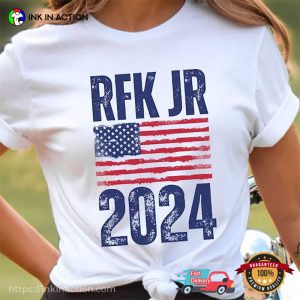 RFK JR 2024 For The America President Vintage T Shirt 3