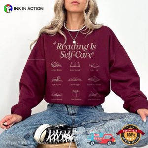 Reading Is Self Care, Improvement Bookish Tee 1