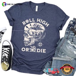 Roll High Or Die Fantasy d&d board game T Shirt 3