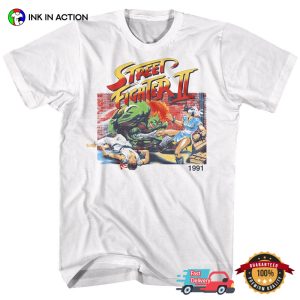 Street Fighter 2 1991 Vintage Arcade T Shirt 2