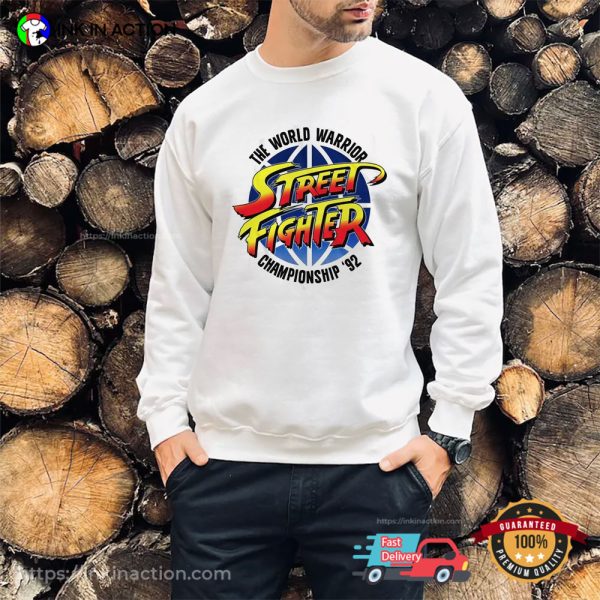 Street Fighter The World Warrior Championship 1992 Classic CAPCOM Game T-Shirt