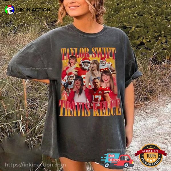 Taylor Swift And Travis Kelce Couple Vintage T-Shirt