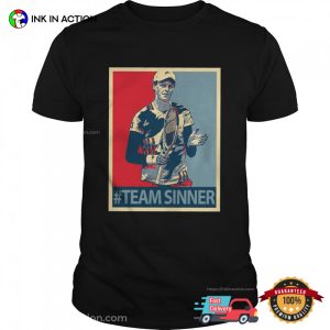 Team sinner tennis player JANNIK SINNER Graphic T Shirt 3