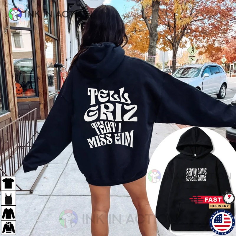 Tell Griz That I Miss Him 2 Sided T-Shirt, Vancouver Grizzlies Basketball Apparel