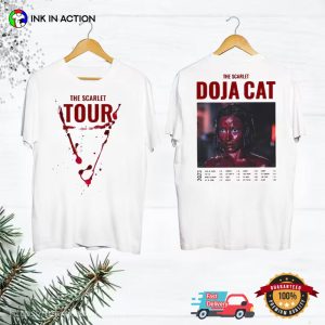 The Scarlet doja cat tour 2023 Scary Graphic 2 Sided Tee 2