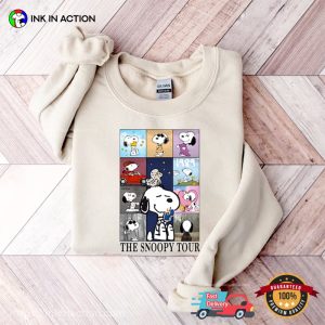 The Snoopy Tour Vintage Cartoon T Shirt 2