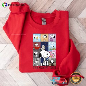 The Snoopy Tour Vintage Cartoon T Shirt 3