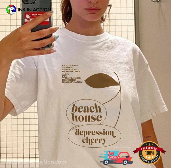 The Fifth Album Beach House Depression Cherry Album Playlist T-Shirt