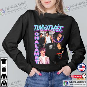 Timothée Chalamet Highlight Homage Graphic 90s T-shirt