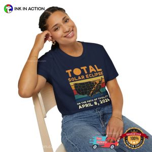 Total Solar Eclipse On The Path Of Totality April 8 2024 T-Shirt, Full Eclipse 2024 Merch