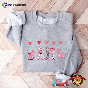 Toy Story Movie valentines day hearts T Shirt, valentine gift ideas 3