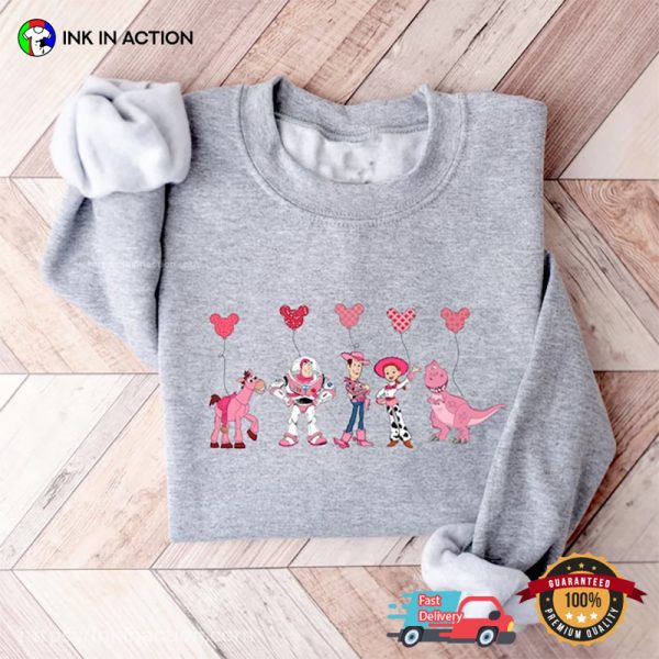 Toy Story Movie Valentine’s Day Hearts T-Shirt, Valentine Gift Ideas