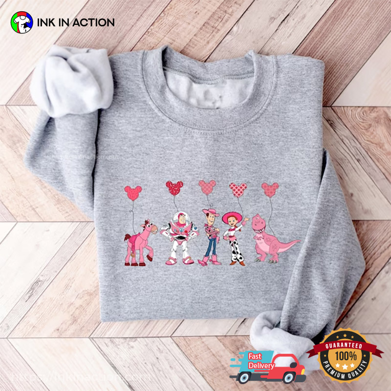 Toy Story Movie Valentine's Day Hearts T-Shirt, Valentine Gift Ideas