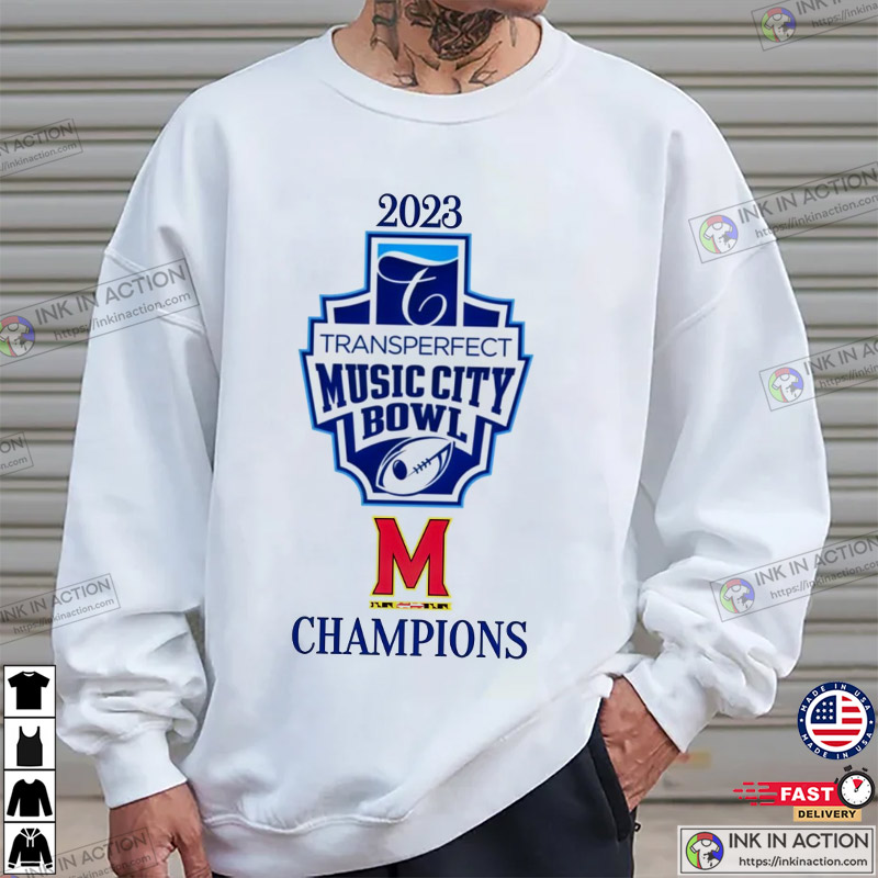 Transperfect Music City Bowl Champions 2023 Maryland Terrapins Fans T-Shirt