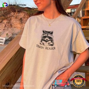Trash Reader Funny Booklsh Raccoon meme shirt, gifts for readers 1