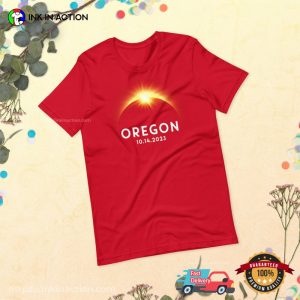 USA State Annular Solar Eclipse Oregon T Shirt 2