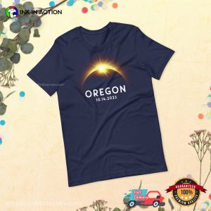 USA State Annular Solar Eclipse Oregon T Shirt 3
