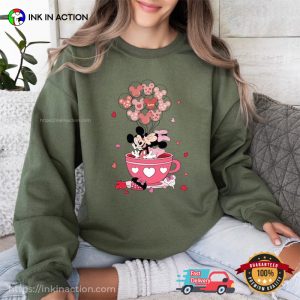 Valentines Day Mickey And Minnie Mouse Disney Love T Shirt 2