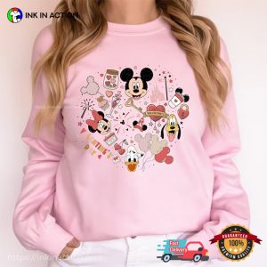 Valentine's Day With Disney Family T Shirt, valentine gift ideas 2