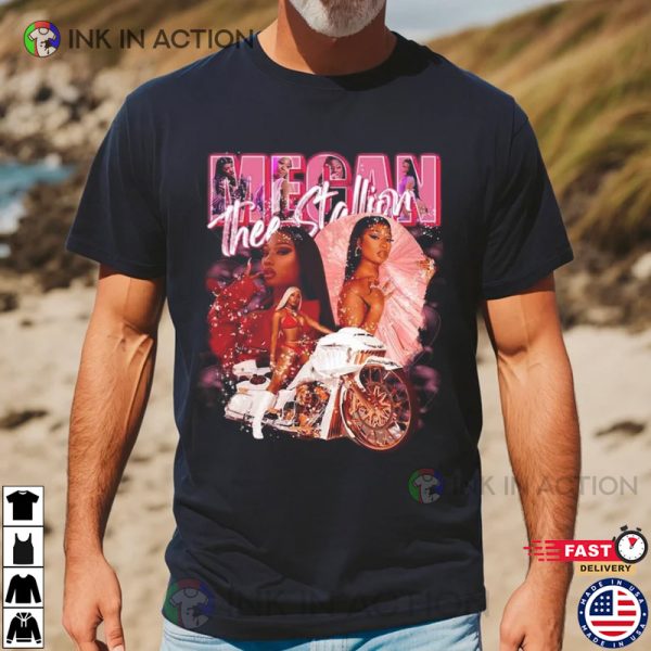 Vintage Highlights Sexy Megan Thee Stallion Graphic Tee