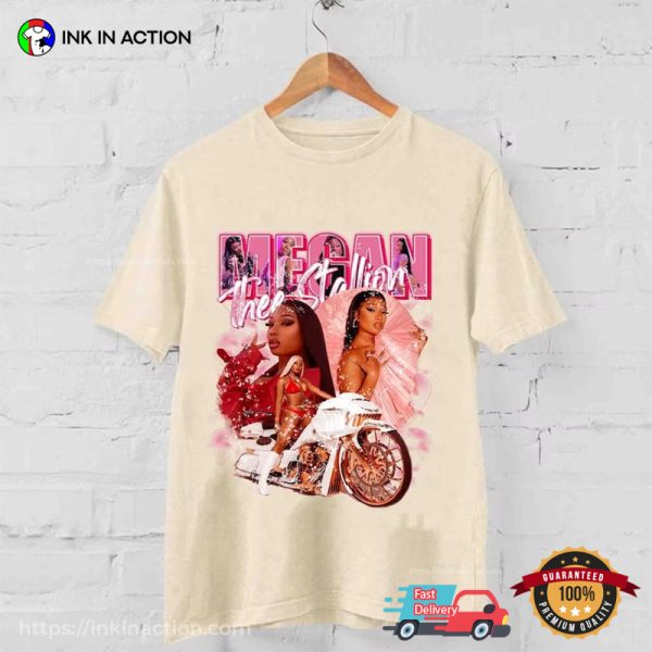 Vintage Highlights Sexy Megan Thee Stallion Graphic Tee