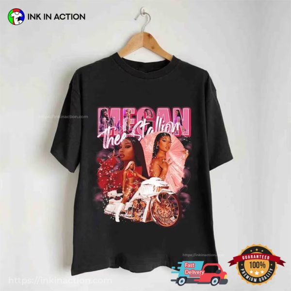 Vintage Highlights Sexy Megan Thee Stallion Graphic Tee