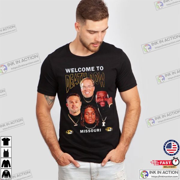 Welcome To Death Row Mizzou Football T-Shirt