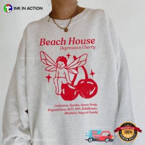 beach house depression cherry album Retro 90s Tee 2