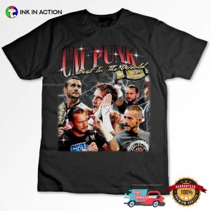 best in the world cm punk Wrestling Graphic Tee 2