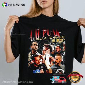 Best In The World CM Punk Wrestling Graphic Tee