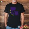 Carnival Mardi Gras Louisiana Map T-Shirt