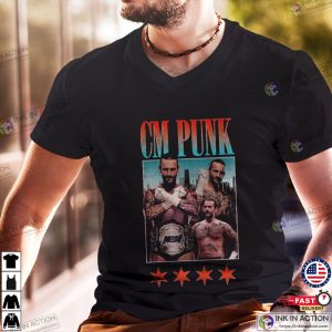 cm punk ufc Pro Wrestling Graphic T Shirt 3