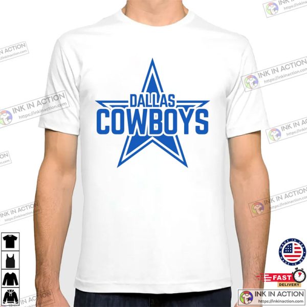 Dallas Cowboys Star Logo T-Shirt, Dallas Cowboys Football Team Merch
