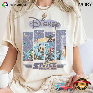 disney space mountain Mickey And Friends Comfort Colors T Shirt 1