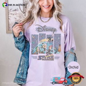 disney space mountain Mickey And Friends Comfort Colors T Shirt 3