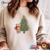 Disney Winnie The Pooh And Xmas Tree Cartoon Tee