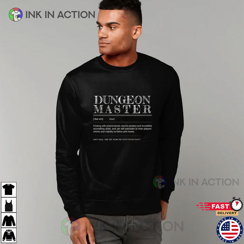 Dungeons Master Definition Dungeons And Dragons Board game T-Shirt