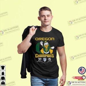 fiesta bowl 2024 Champs Oregon Ducks Beat Utah Utes Funny T Shirt 1