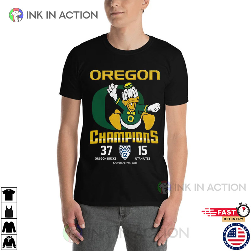 Fiesta Bowl 2024 Champs Oregon Ducks Beat Utah Utes Funny T-Shirt