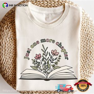 just one more chapter Natural Bookish T Shirt 2