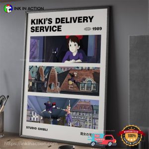 kiki's delivery service 1989 Studio Ghibli Classic Anime Wall Art 1