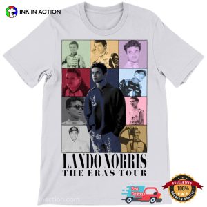 lando norris mclaren The Eras Tour Vintage Style T Shirt 1