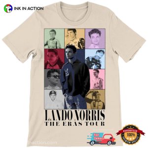 Lando Norris Mclaren The Eras Tour Vintage Style T-Shirt