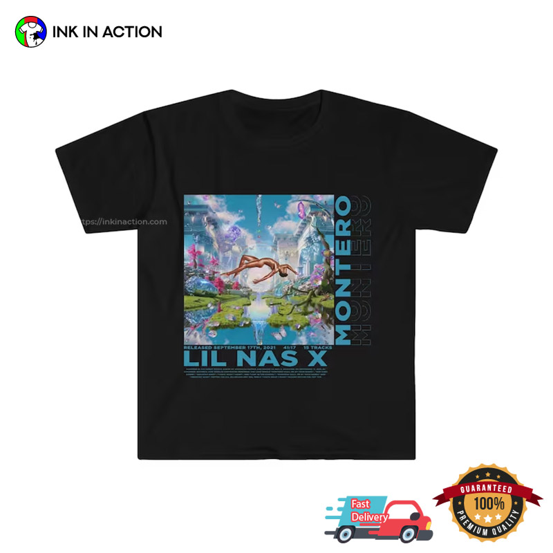 Lil Nas X Montero Montero Album Cover Shirt - Print your thoughts. Tell  your stories.