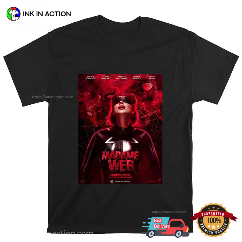 Madame Web Spider-Man New Marvel Movie T-Shirt