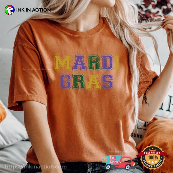 Mardi Gras Themed Party Comfort Colors T-Shirt