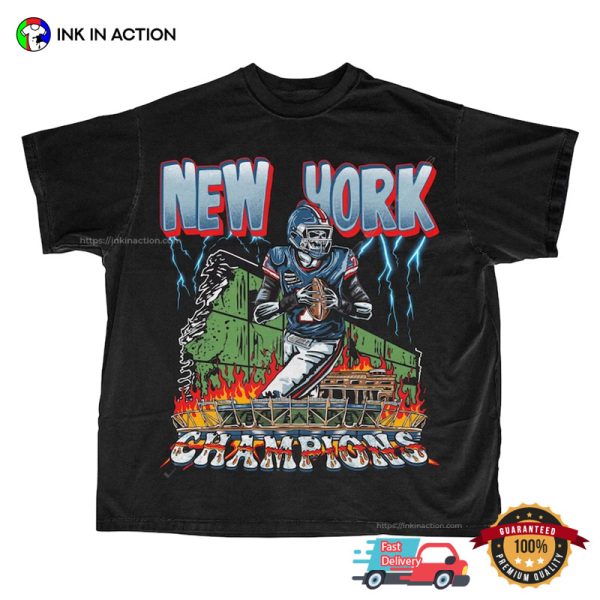 New York Giants, New York Graphic Bootleg T-Shirt